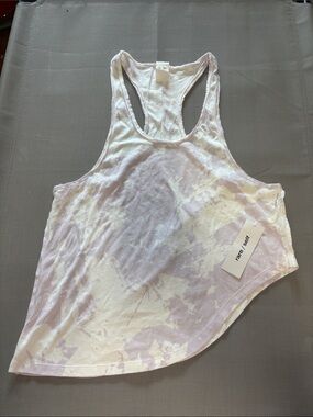 Rare/self  all gender Lilac Tie-Dye Racerback Tank sz 4